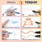 24-Color Paint Markers Dual Tip Acrylic Paint Pens Ideal for Wood, Rock, Canvas, Stone, Glass, Ceramic, and DIY Crafts Art Supplies